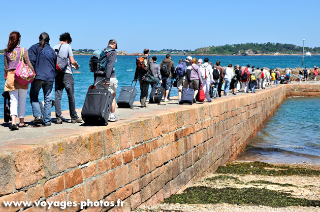 Embarquement pour l'ile de Bréhat