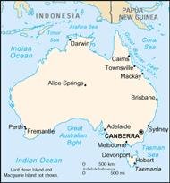 Carte - australie