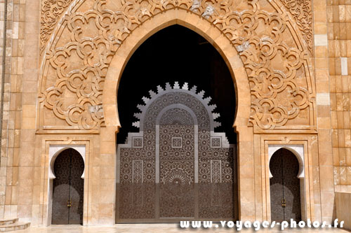 Porte de la mosque Hassan II