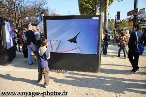 Avion Concorde et patrouille de France