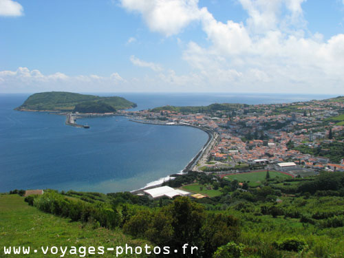 Vue panoramique de Horta