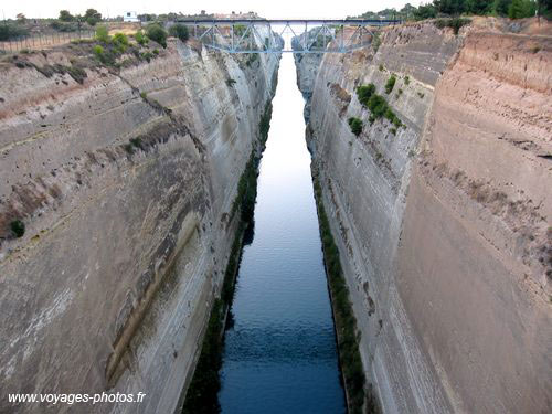 Le canal de Corinthe