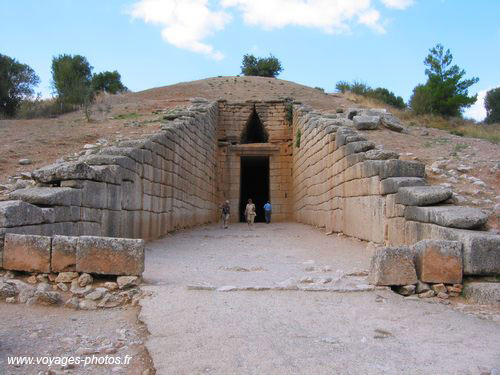 Entre de la tombe de Clytemnestre