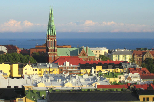 Vue panoramique de Helsinki