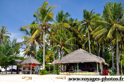 Restaurants en bord de plage - Iles Gili