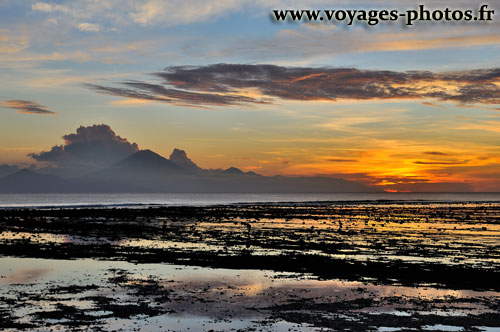 Coucher de soleil en Indonsie