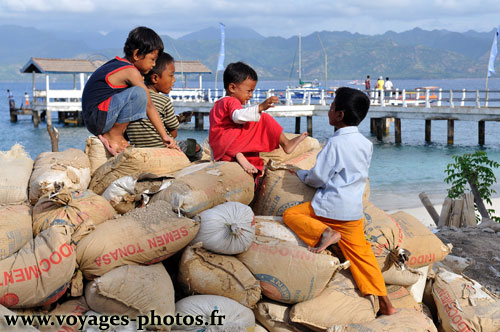 Enfants - ile de Gili