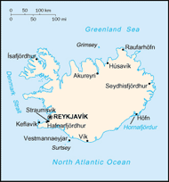 Map Iceland