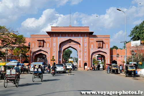 Porte de la cit de Jaipur