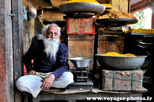 Marchand de la ville de Jaipur