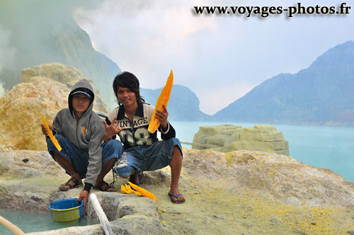 Les mineurs de Kawah Ijen