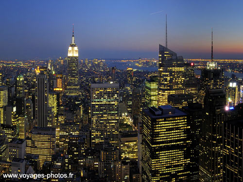 New-York - Manhattan de nuit