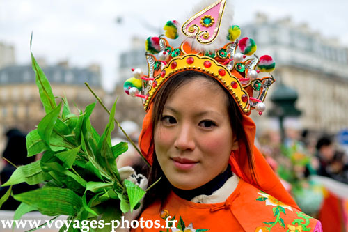 Visage fminin chinois