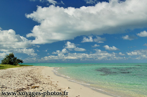 Plage de sable fin en Nouvelle-Caldonie