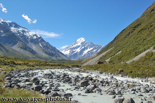 Paysages de montagne en Nouvelle-Zlande