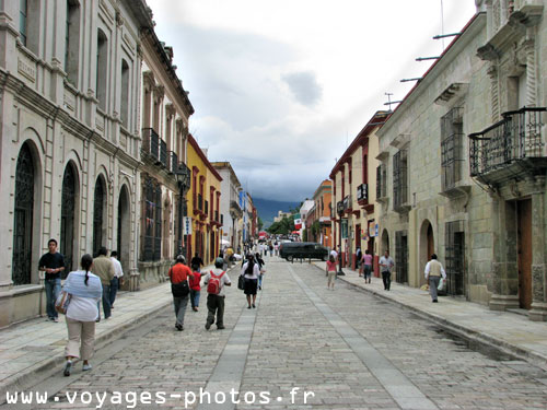 Rue pietonne au Mexique