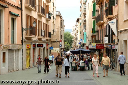 Rue commerante de Palma de Majorque