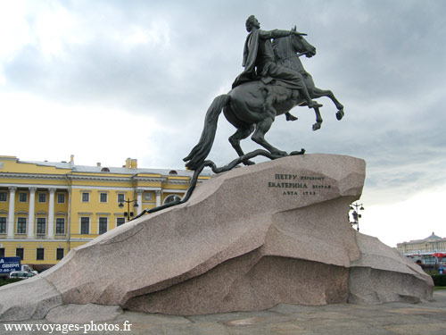 Statue questre de Pierre le Grand - Russie