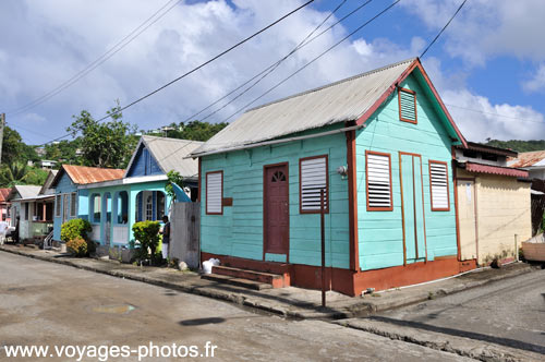 Maisons colorées - Antilles