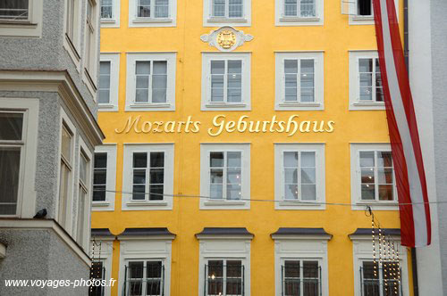 La cuna del compositor W. A. Mozart