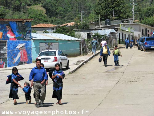 Famille indienne du Chiapas