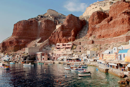 Ile de Santorin - Falaise