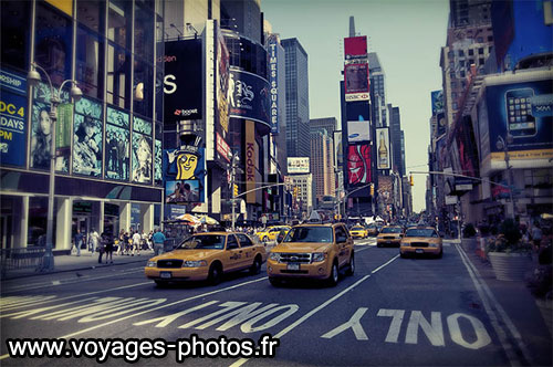 Taxis jaunes de New York
