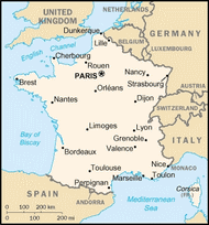 Map - France