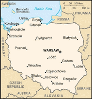 carte - Pologne