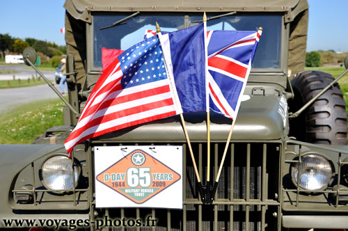 Drapeaux du 65me anniversaire du dbarquemen