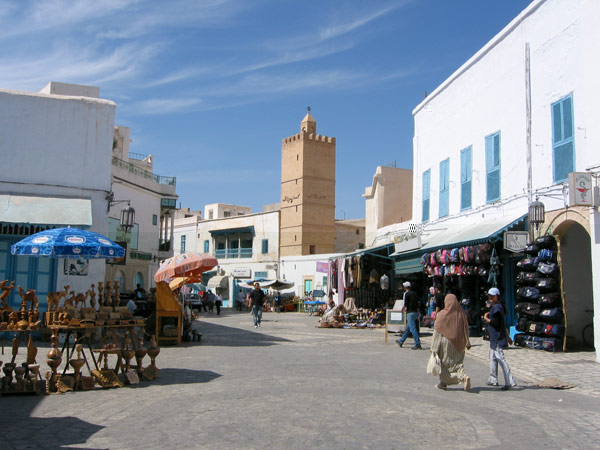 Souk en Tunisie