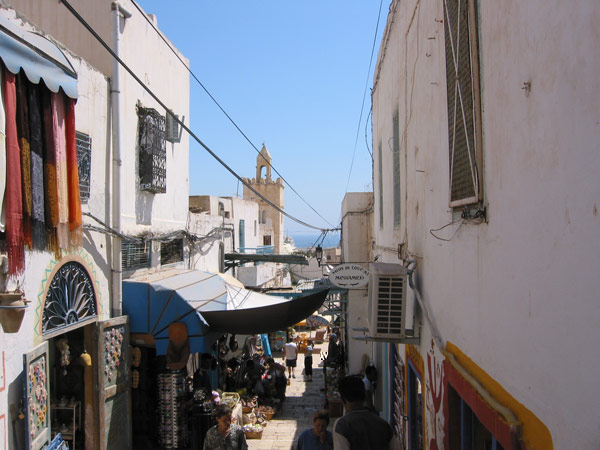 Souk en Tunisie